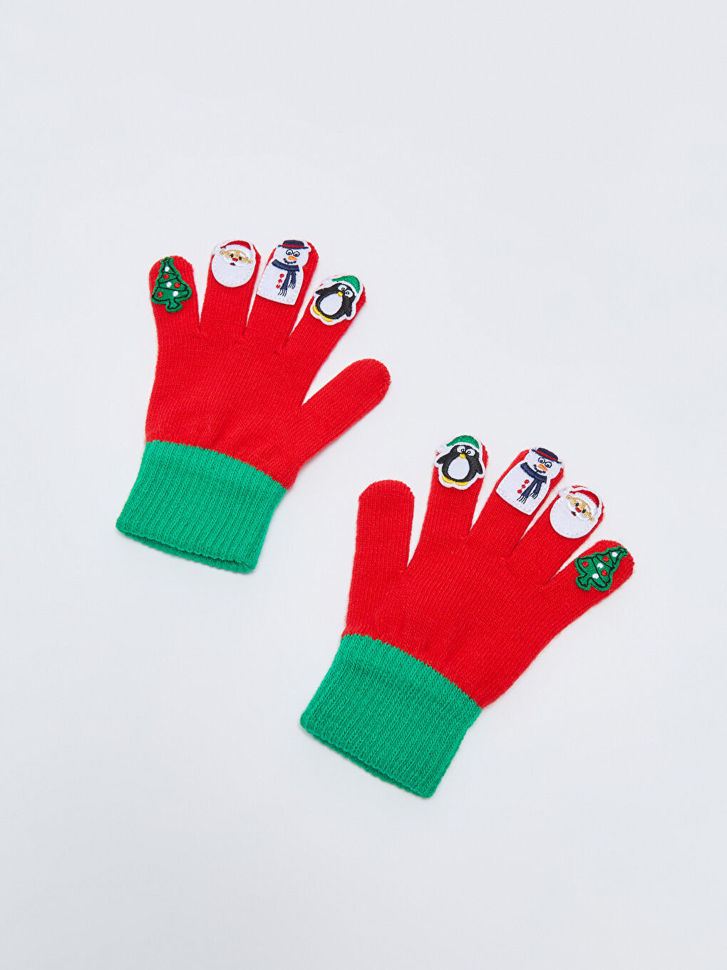 LCW ACCESSORIES Patch Detailed Boy Knitwear Gloves -W24784Z4-GZX