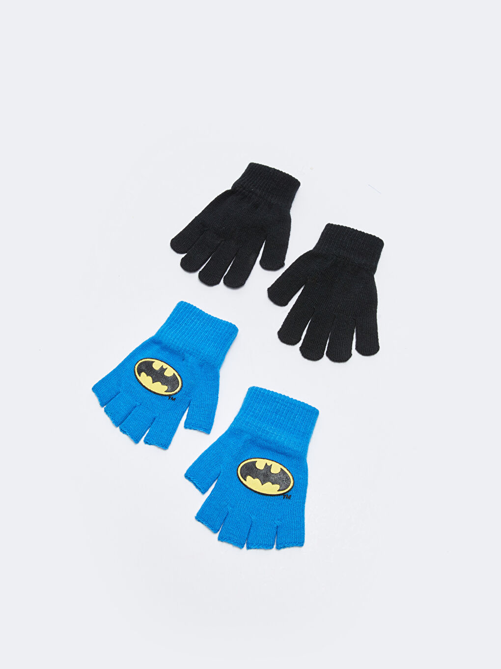 LCW ACCESSORIES Canlı Mavi Batman Lisanslı Erkek Çocuk Eldiven 2'li - 1