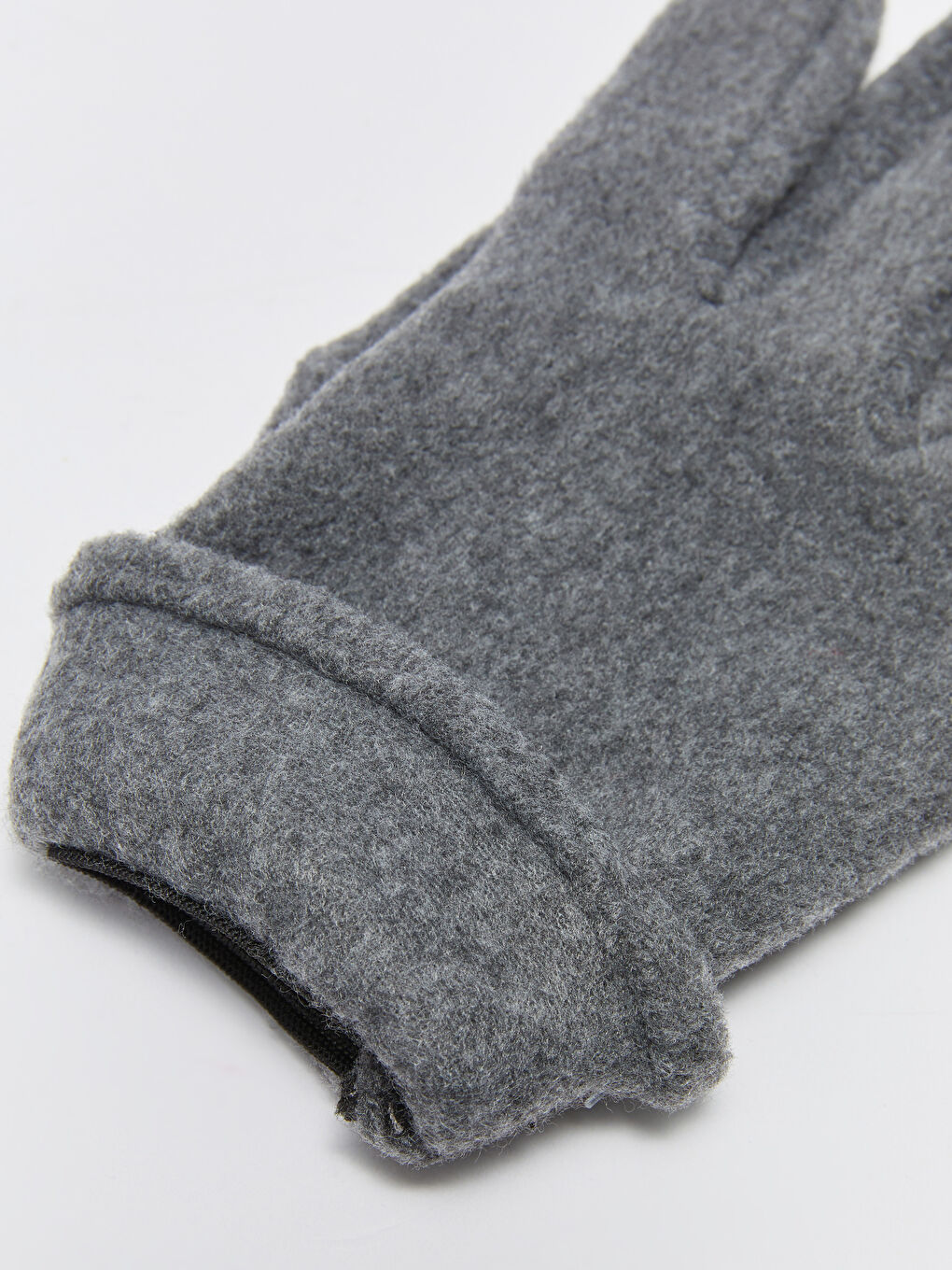 Antrasit Kadın Polar Eldiven-3