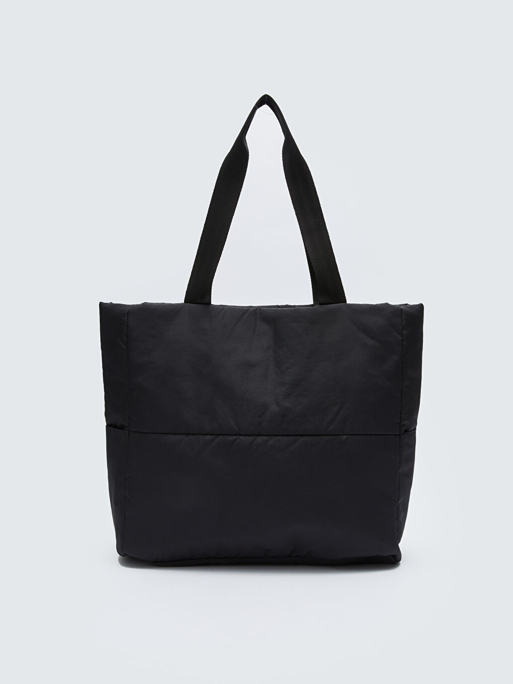 Siyah Paraşüt Kumaş Kadın Kol Çantası-3