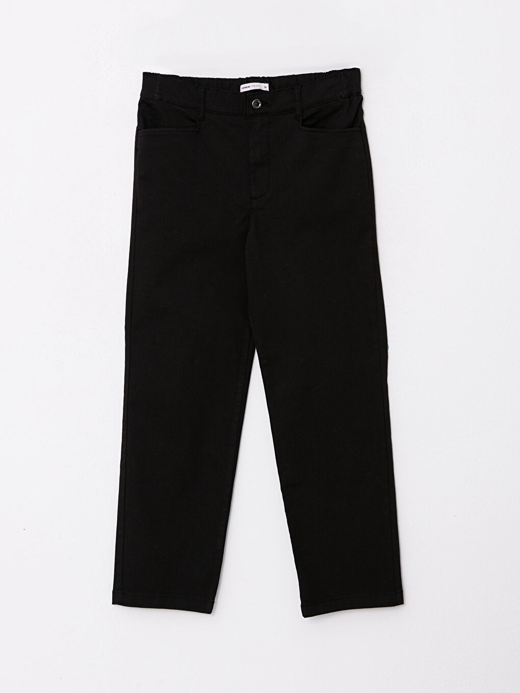 Standard Fit Regular Pocket Detailed Gabardine Women's Trousers-5