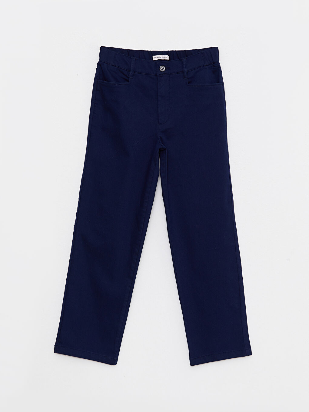 Standard Fit Regular Pocket Detailed Gabardine Women's Trousers-5