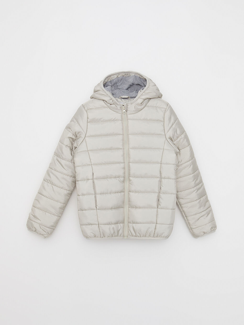 LCW ECO Hooded Basic Girl Puffer -W24851Z4-S8B