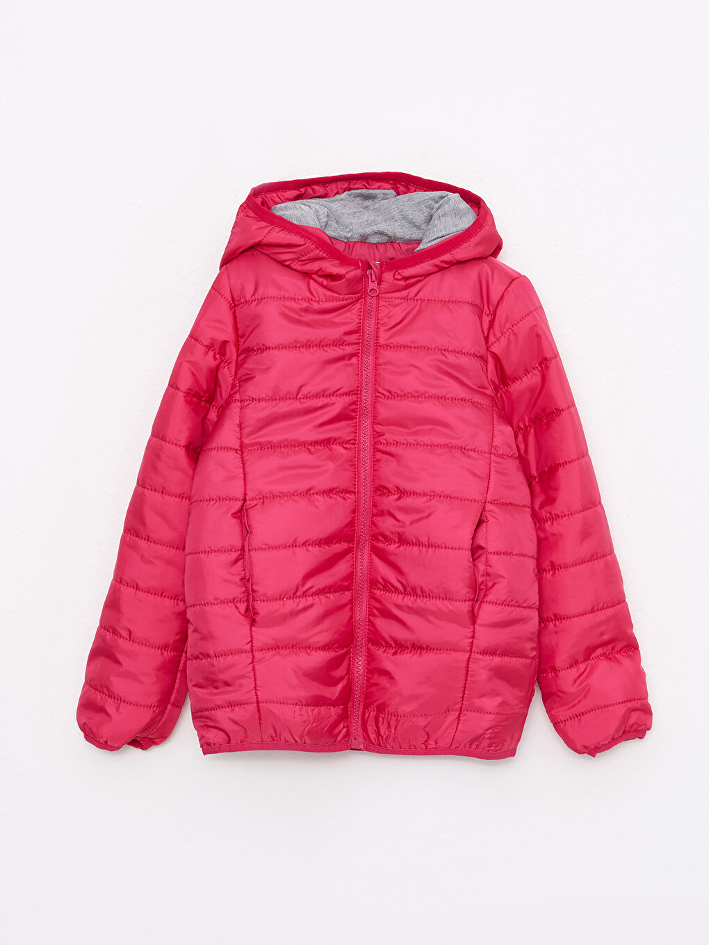 Hooded Basic Girl Puffer