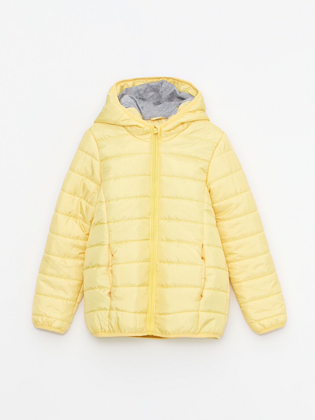 LCW ECO Hooded Basic Girl Puffer -W24852Z4-S5A