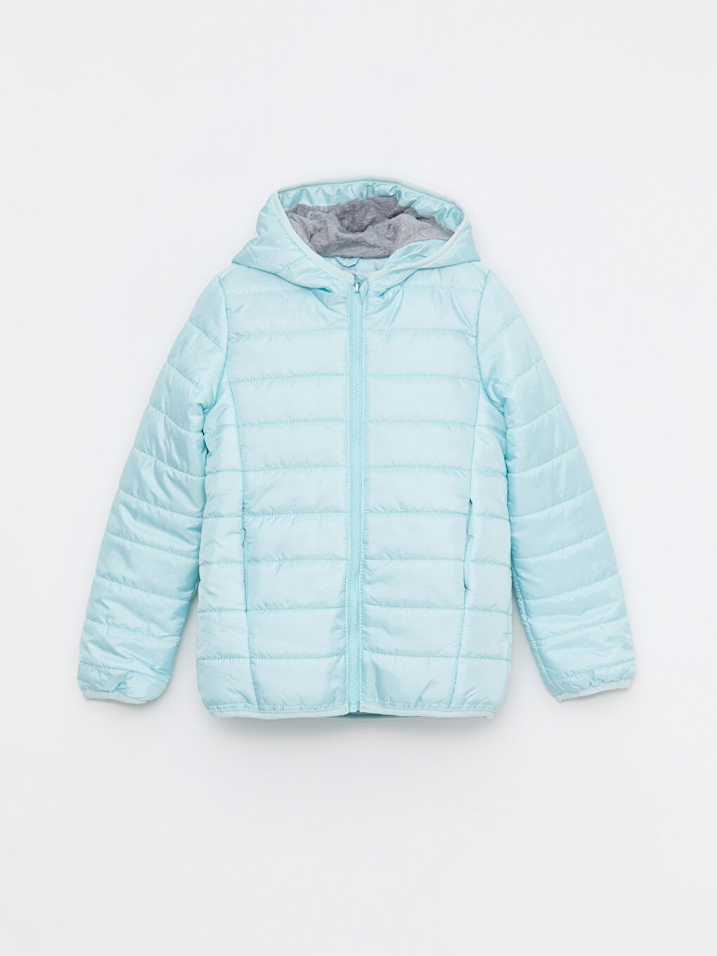 Hooded Basic Girl Puffer