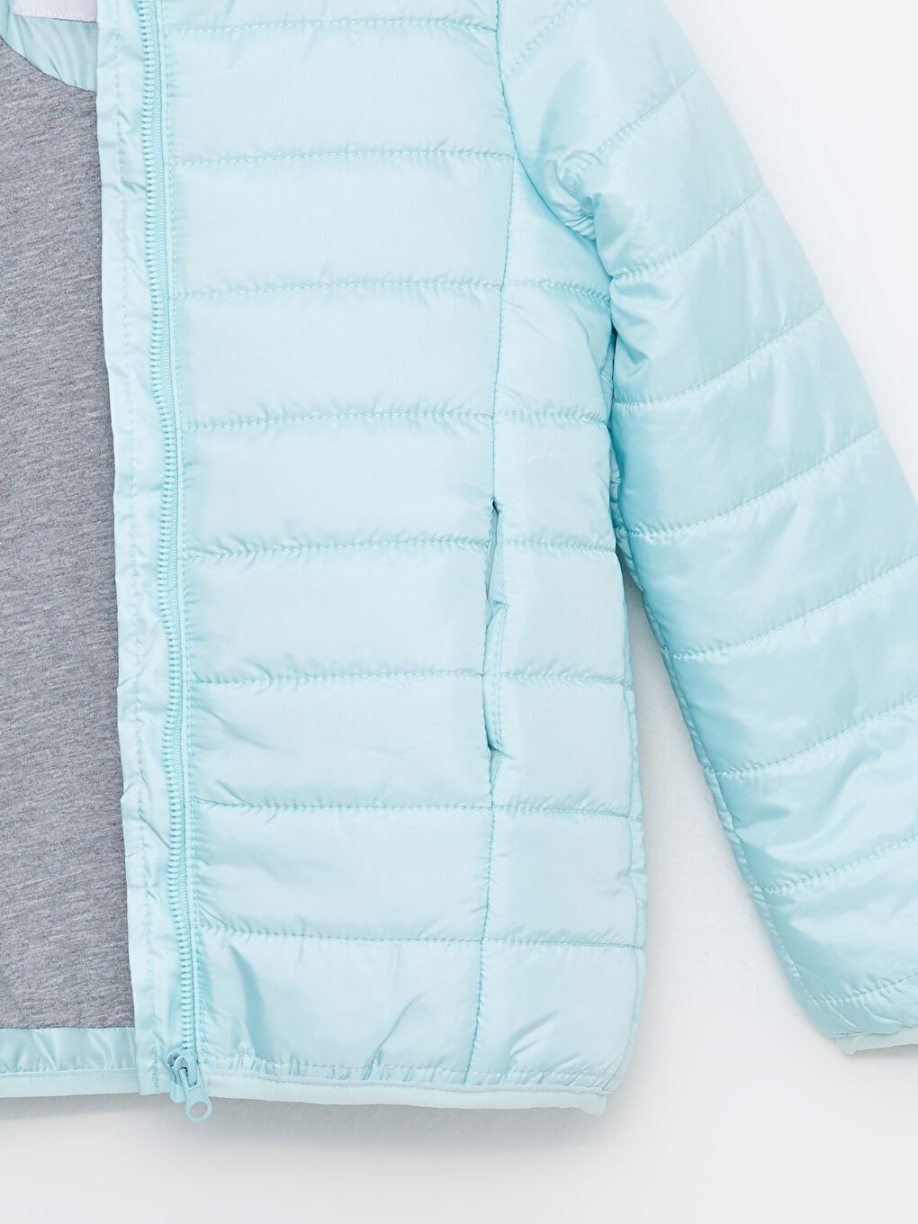 Hooded Basic Girl Puffer-1