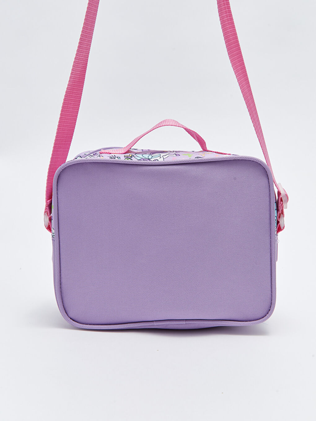 Mor Kız Çocuk Baskılı Beslenme Çantası-2