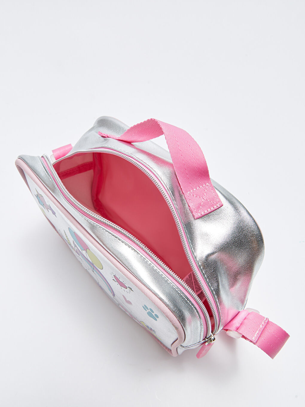 Gri Baskılı Kız Çocuk Beslenme Çantası-2