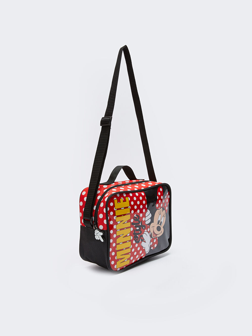Kırmızı Minnie Mouse Lisanslı Kız Çocuk Beslenme Çantası-1