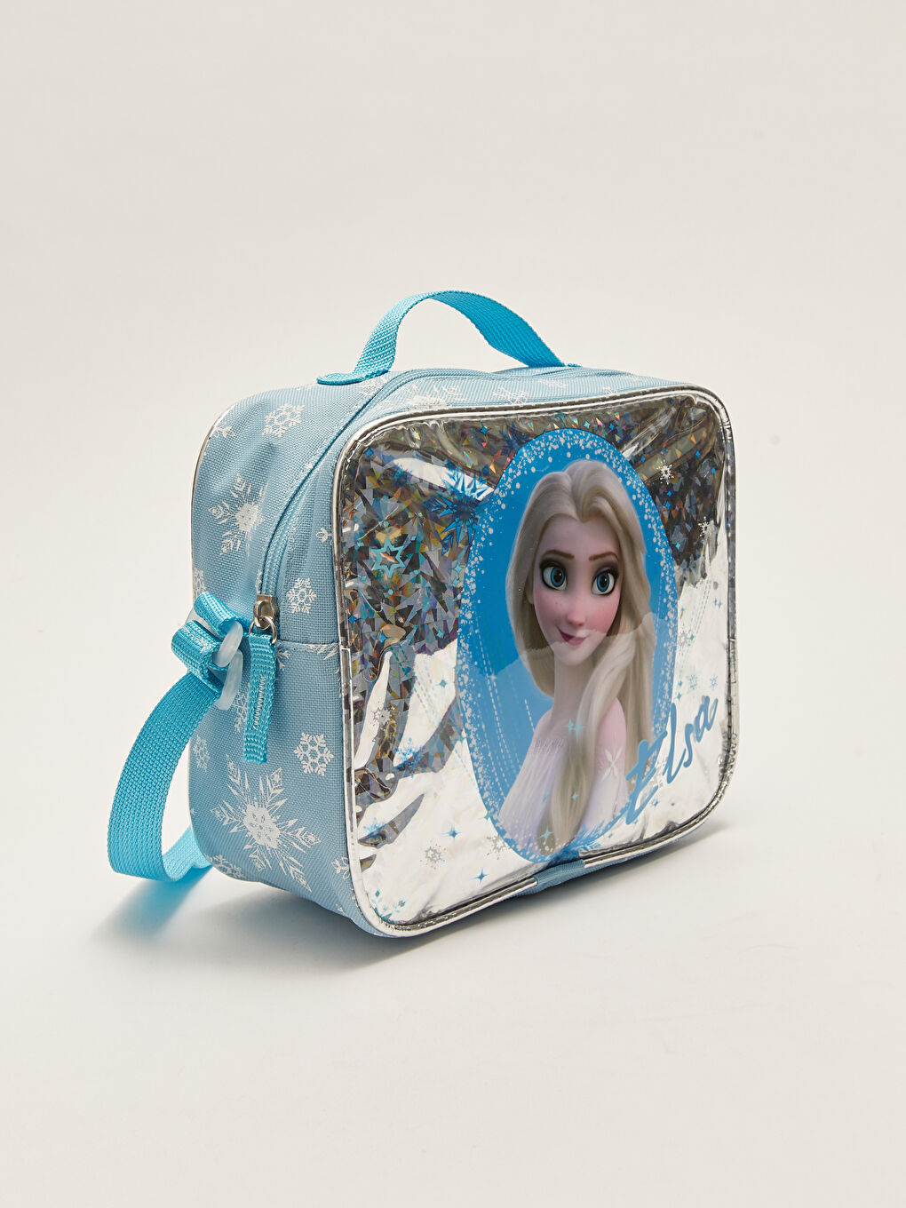 Mavi Frozen Lisanslı Kız Çocuk Beslenme Çantası-1