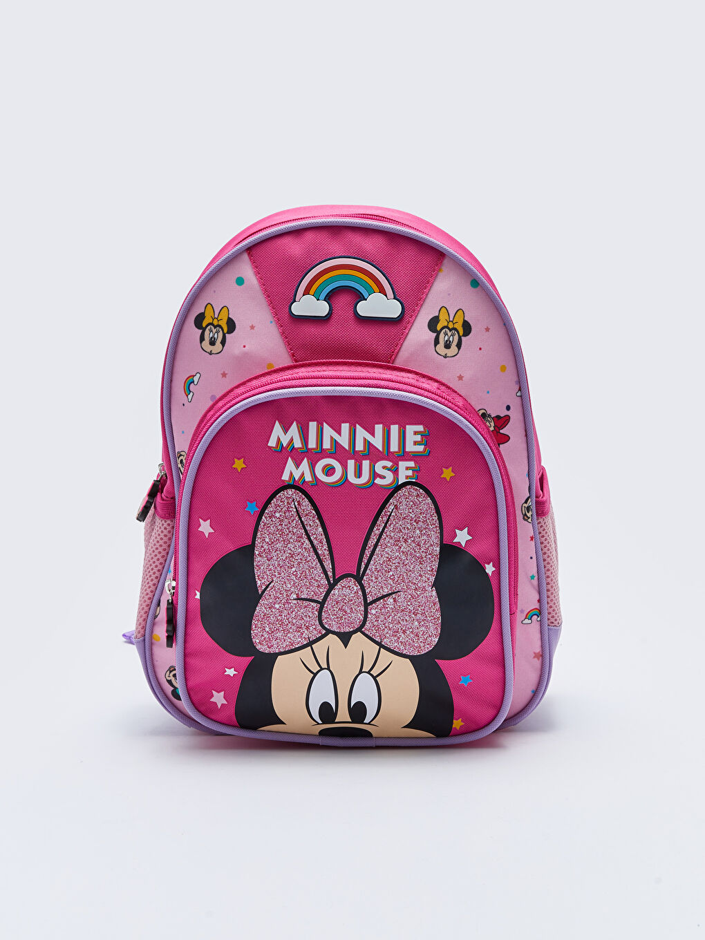 LCW ACCESSORIES Pembe Baskılı Minnie Mouse Lisanslı Kız Çocuk Sırt Çantası