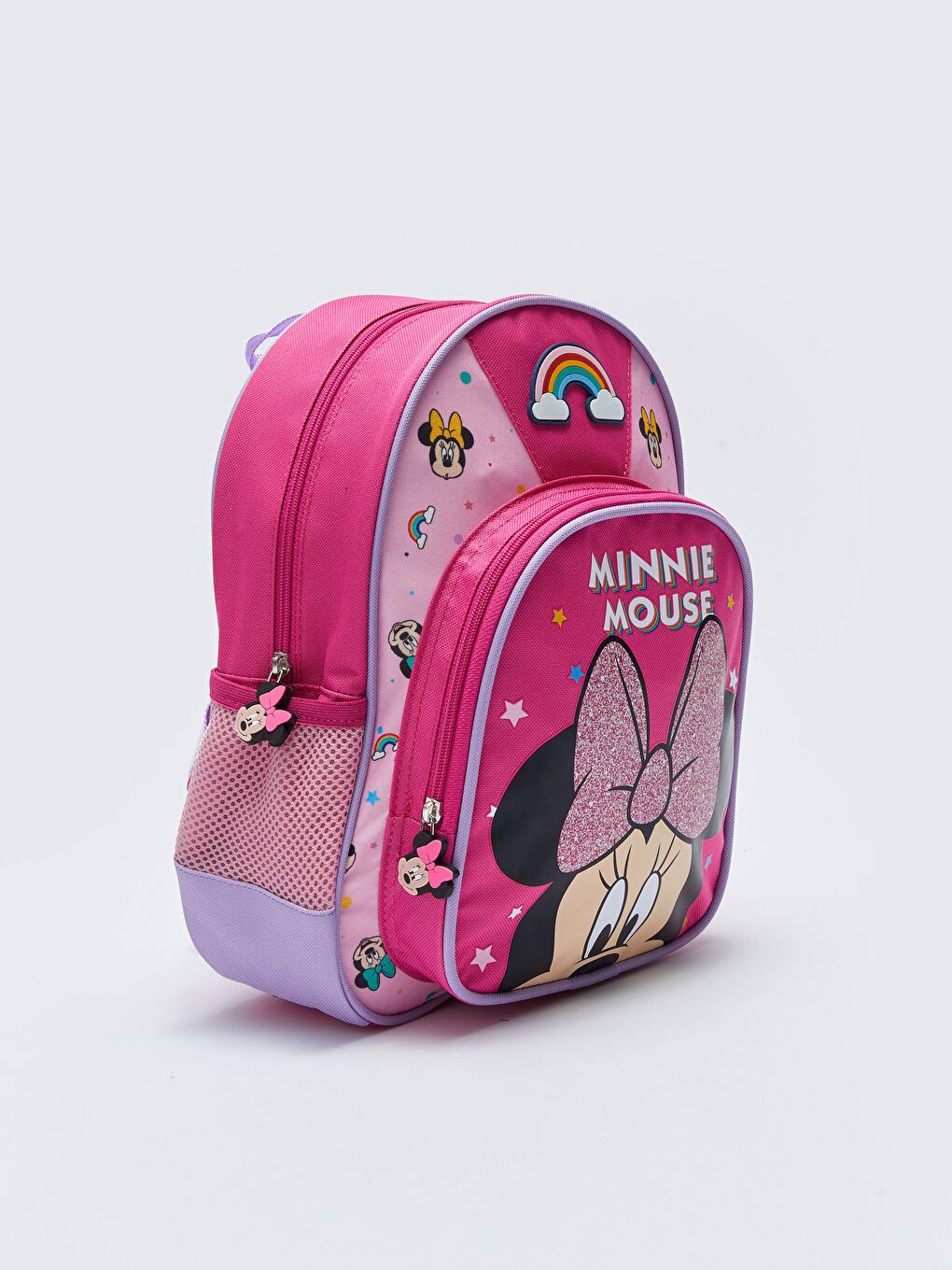 LCW ACCESSORIES Pembe Baskılı Minnie Mouse Lisanslı Kız Çocuk Sırt Çantası - 1