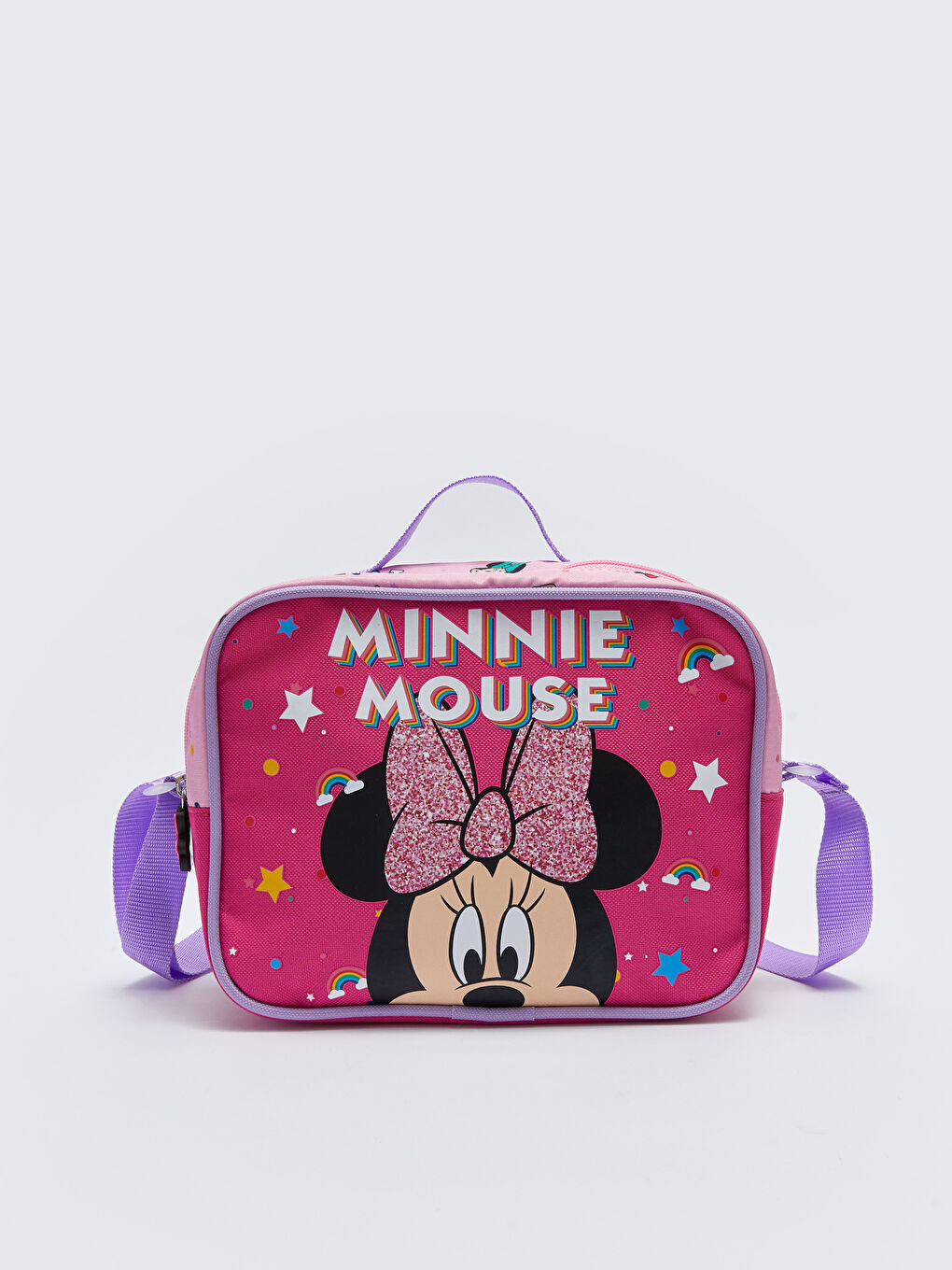 Fuşya Minnie Mouse Lisanslı Kız Çocuk Beslenme Çantası