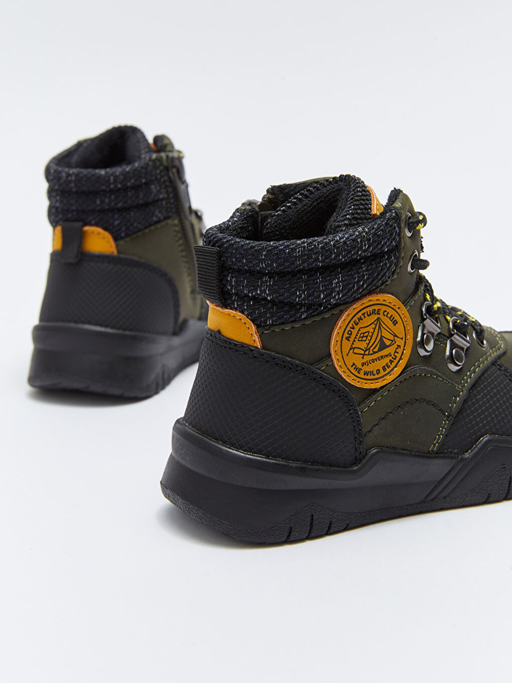 LCW STEPS Laces & Zipper Men's Boots -W24900Z1-QTR