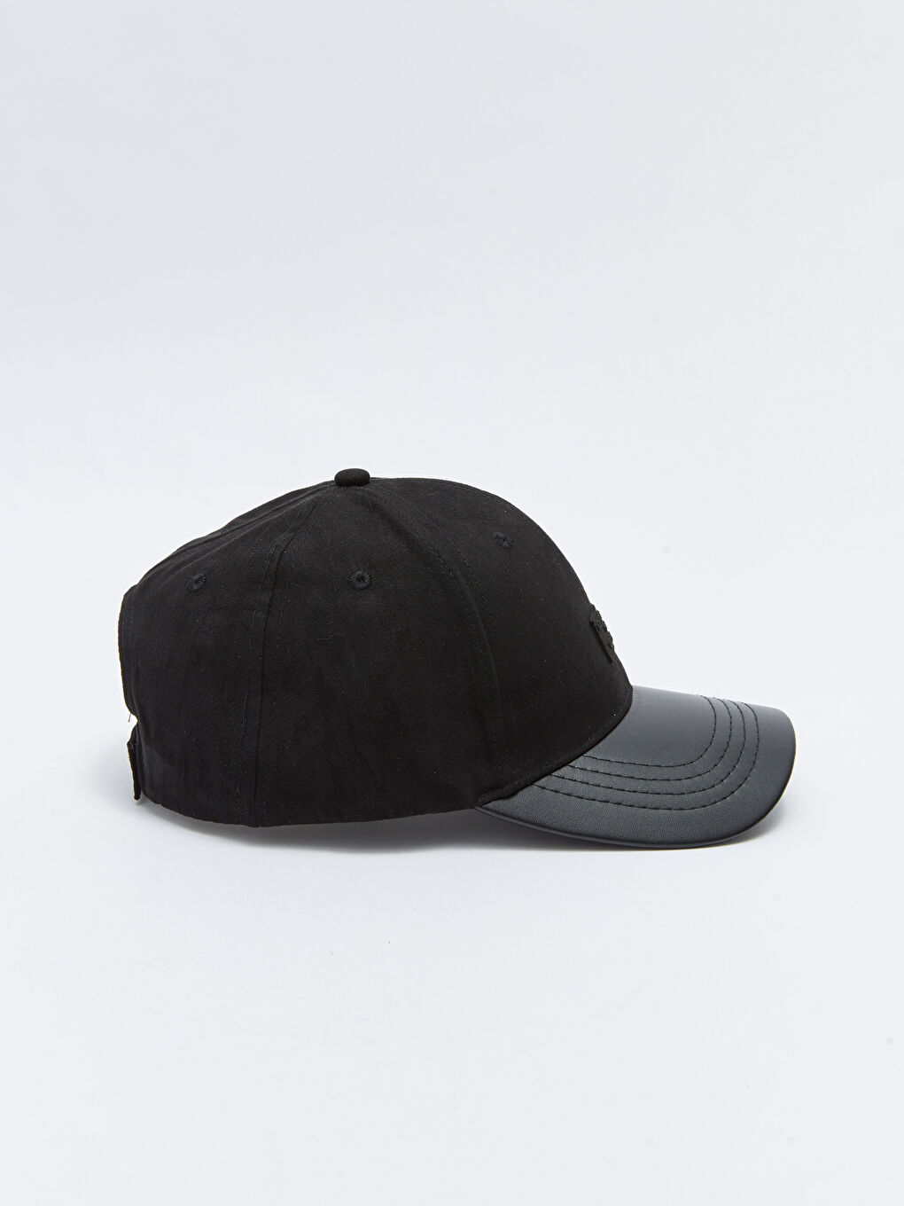 Label Printed Suede Men's Cap Hat-4