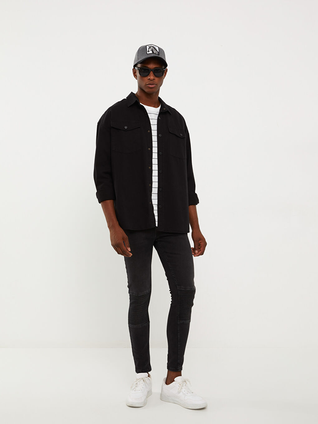 Label Embroidered Men's Cap Hat-2