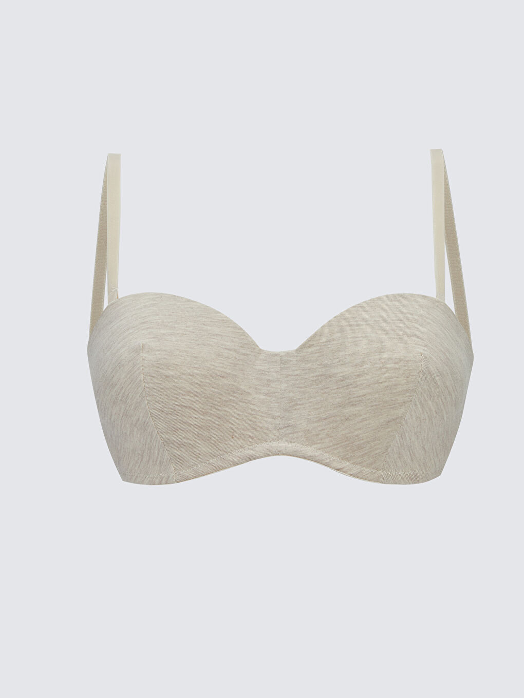 Бюстгальтер Без Наполнителя Без Бретелек С Косточками Однотонный