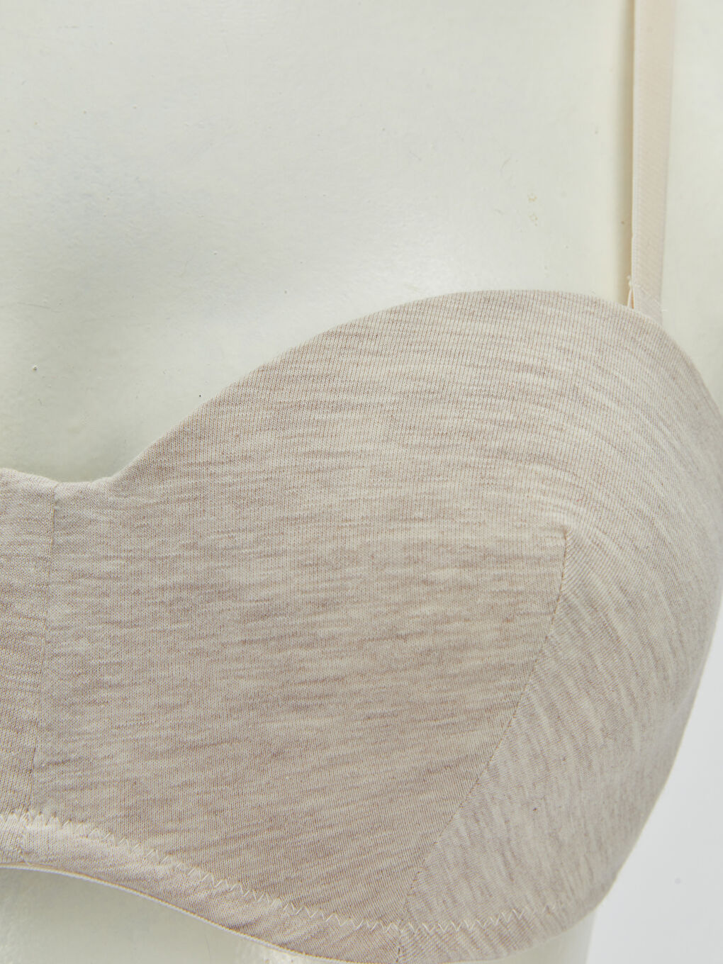 Бюстгальтер Без Наполнителя Без Бретелек С Косточками Однотонный-2