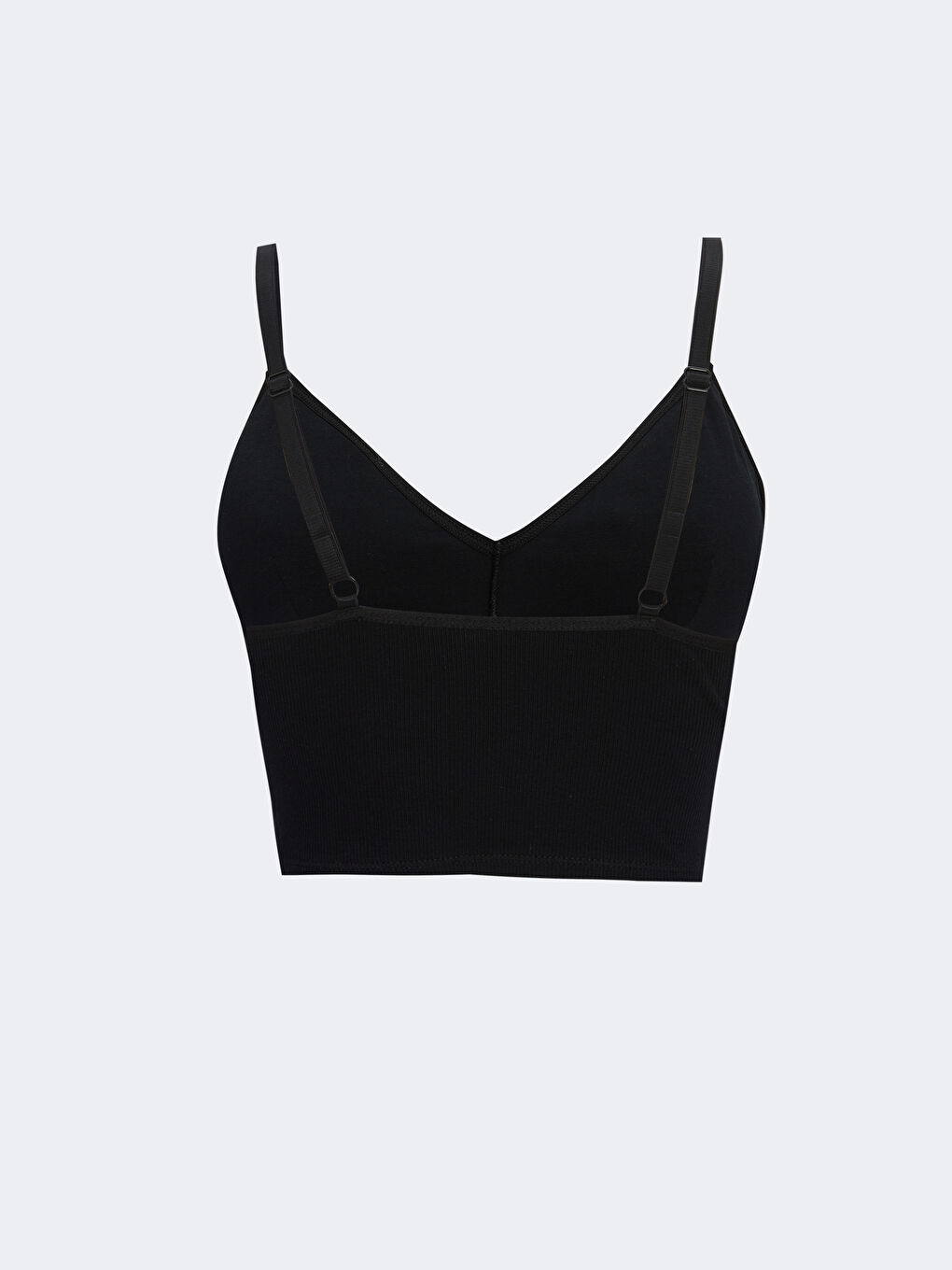 Siyah Balensiz Dolgusuz Düz Sütyen-1