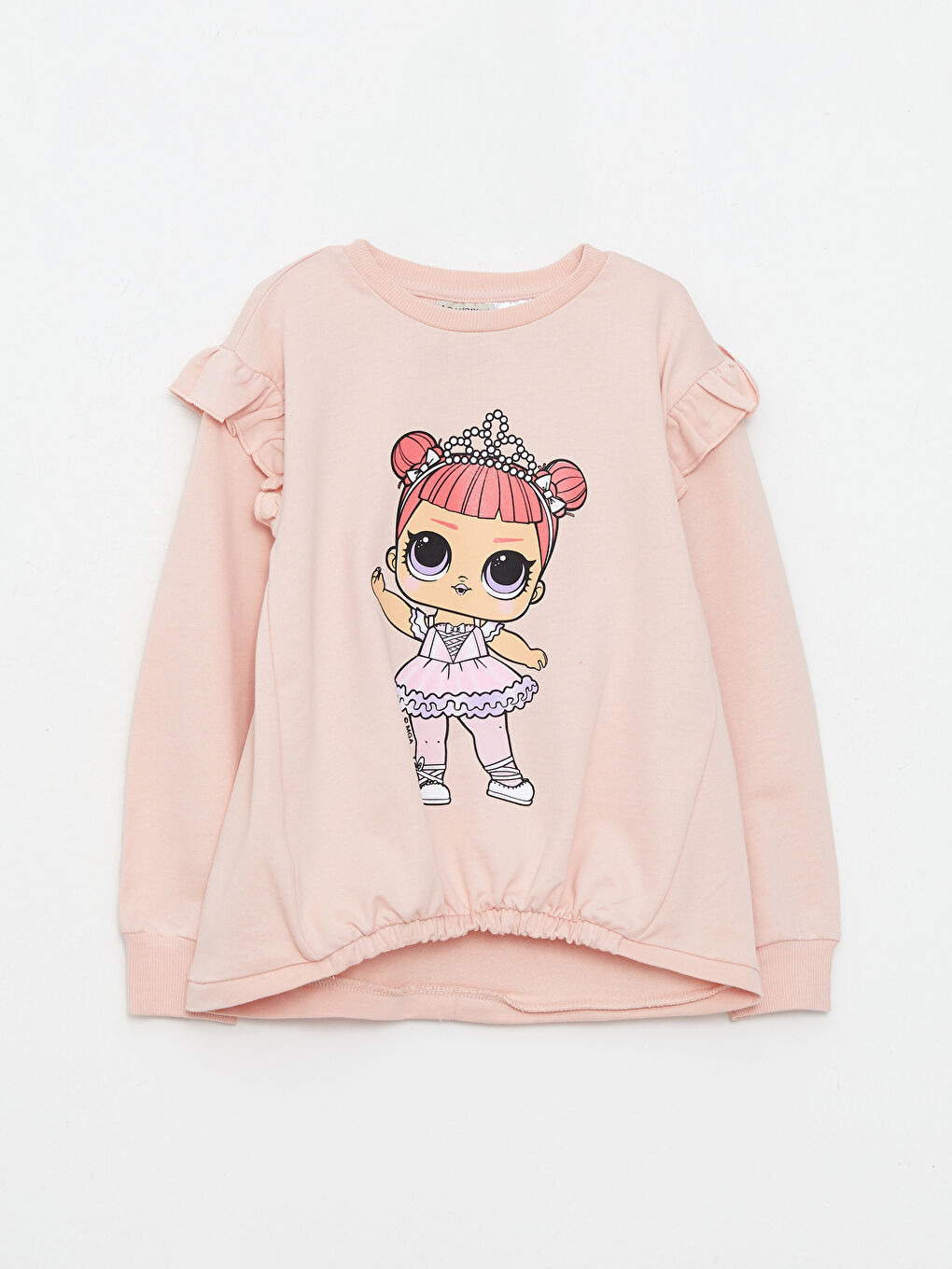 Crew Neck LOL Surprise OMG Licensed Long Sleeve Girl Sweatshirt