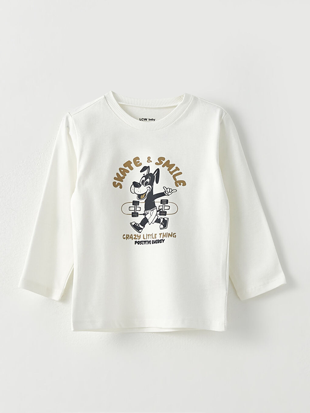 Crew Neck Long Sleeve Baby Boys' T-Shirt