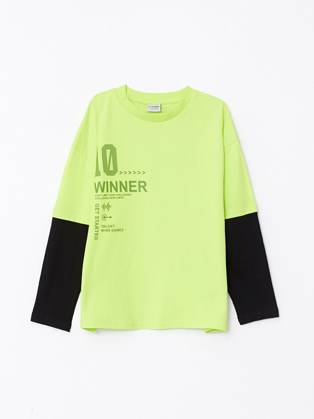Relaxed Fit Crew Neck Printed Boys' T-Shirt