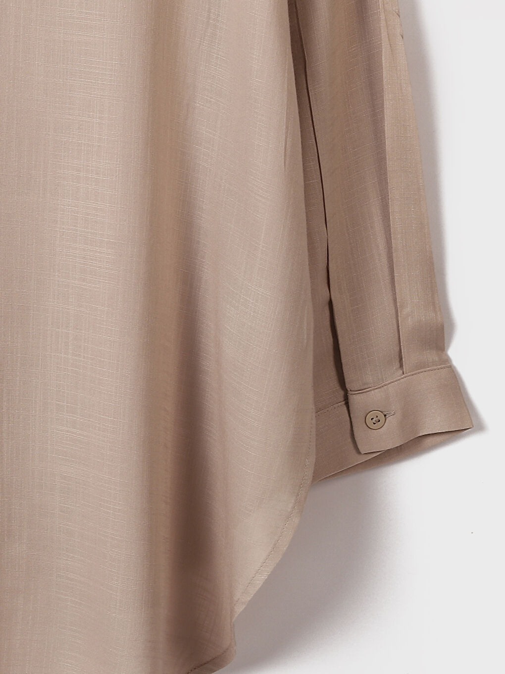 Grandad Collar Plain Long Sleeve Women's Tunic-3