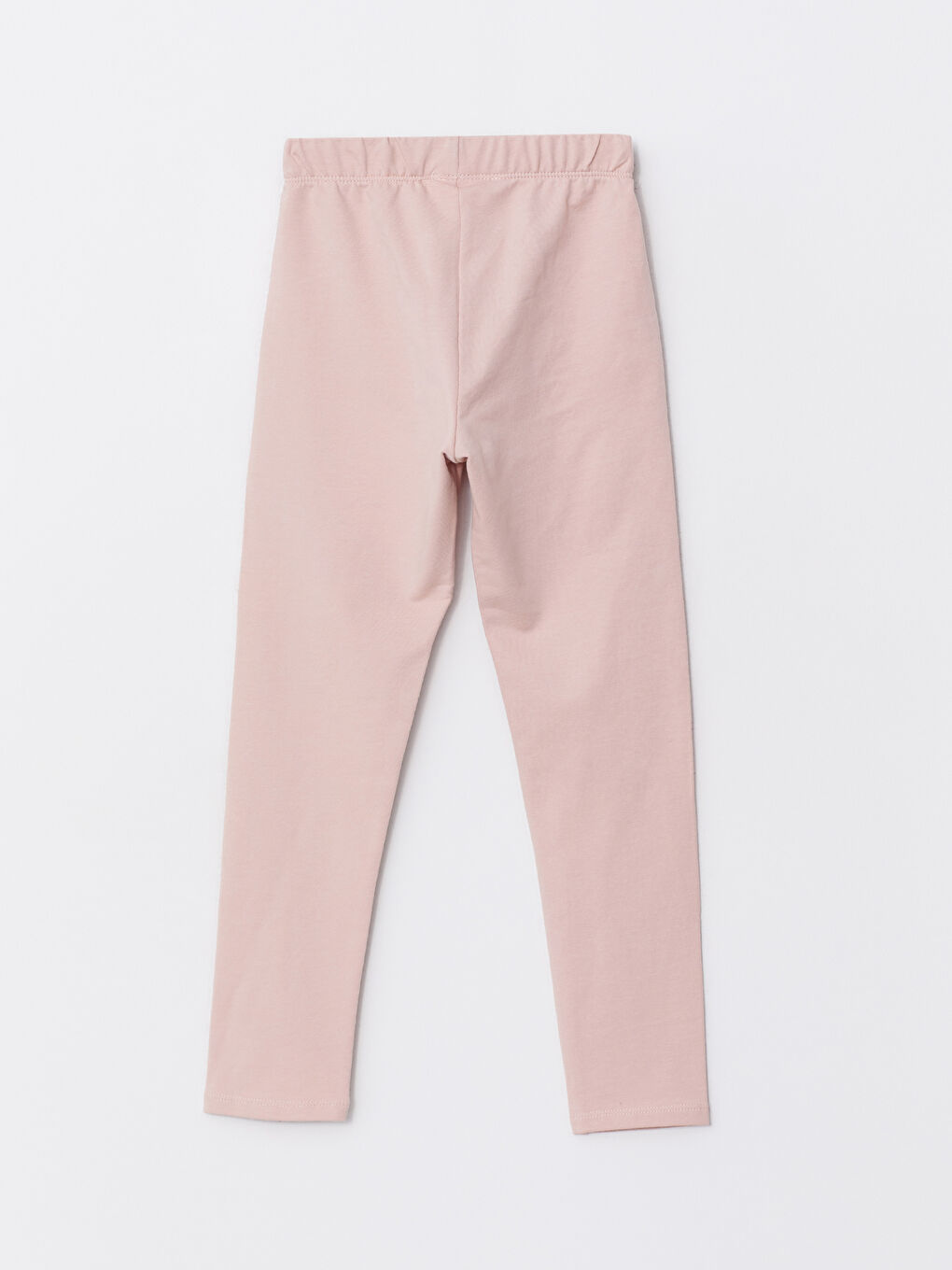 Мақтадан жасалған эластик белді принтті қыз ұзын леггинстер-1