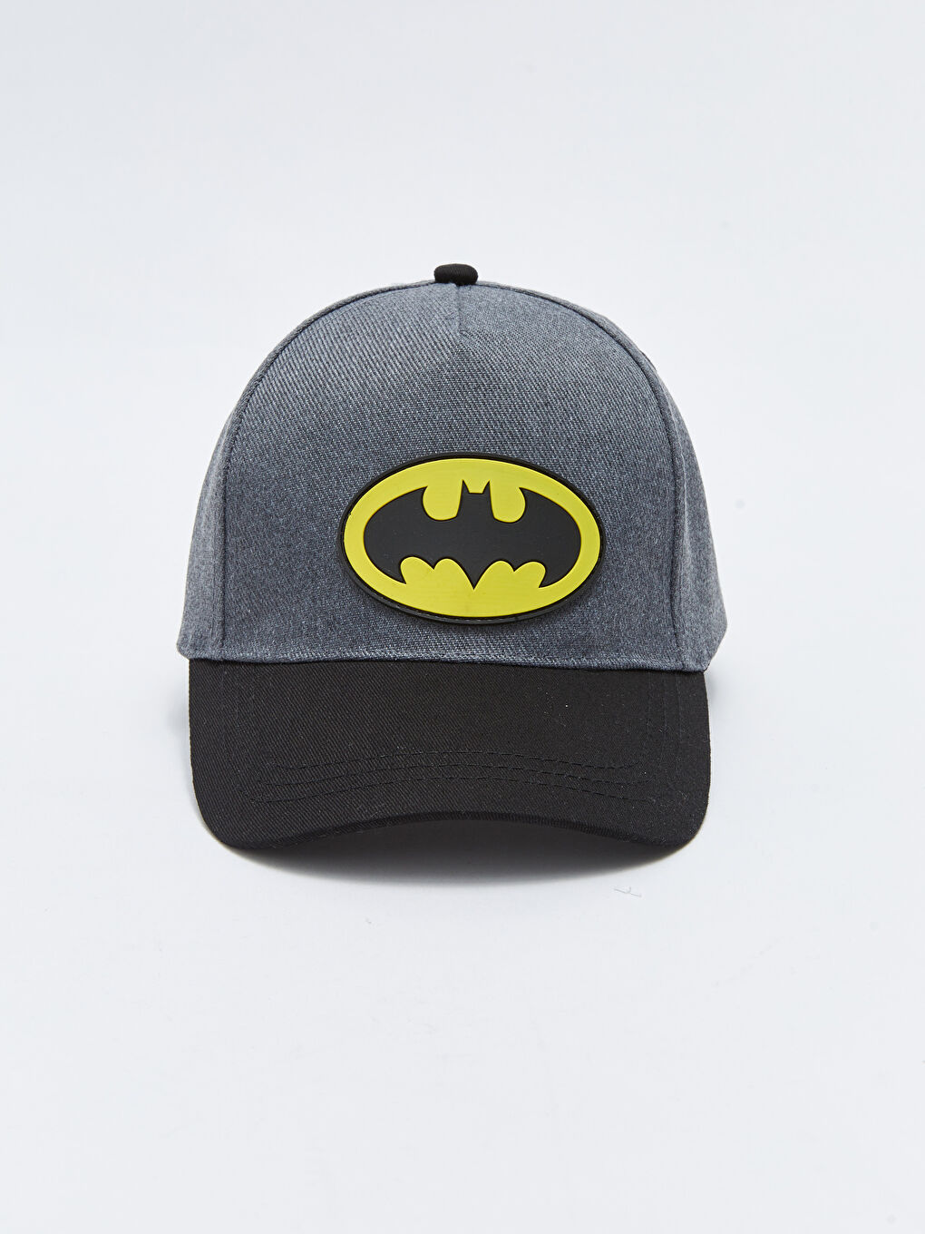 LCW ACCESSORIES Gri Melanj Batman Lisanslı Erkek Çocuk Kep Şapka