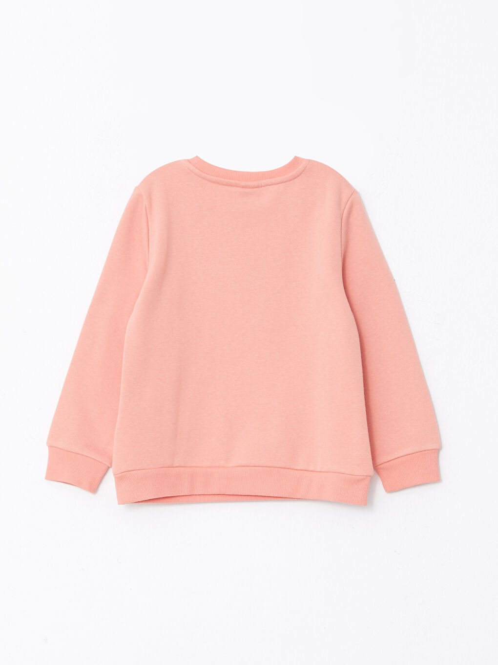 LCW Kids Bisiklet Yaka Baskılı Çift Yönlü Payetli Uzun Kollu Kız Çocuk Sweatshirt -W25121Z4-GCL