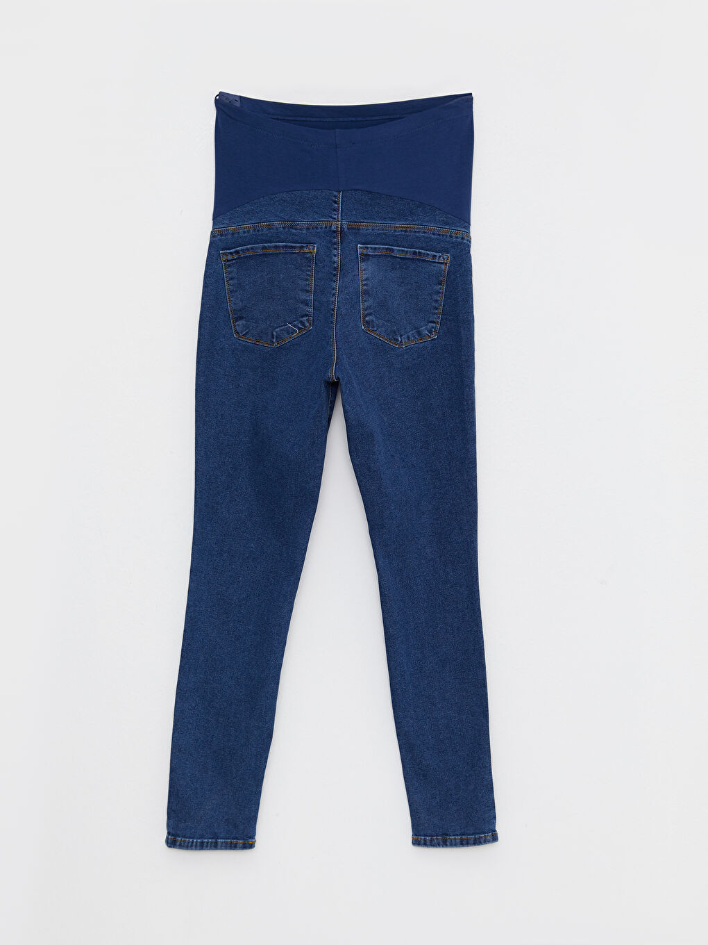 LCWAIKIKI Maternity İndigo Karın Panelli Mercury Skinny Fit Düz Cep Detaylı Hamile Rodeo Jean Pantolon - 6