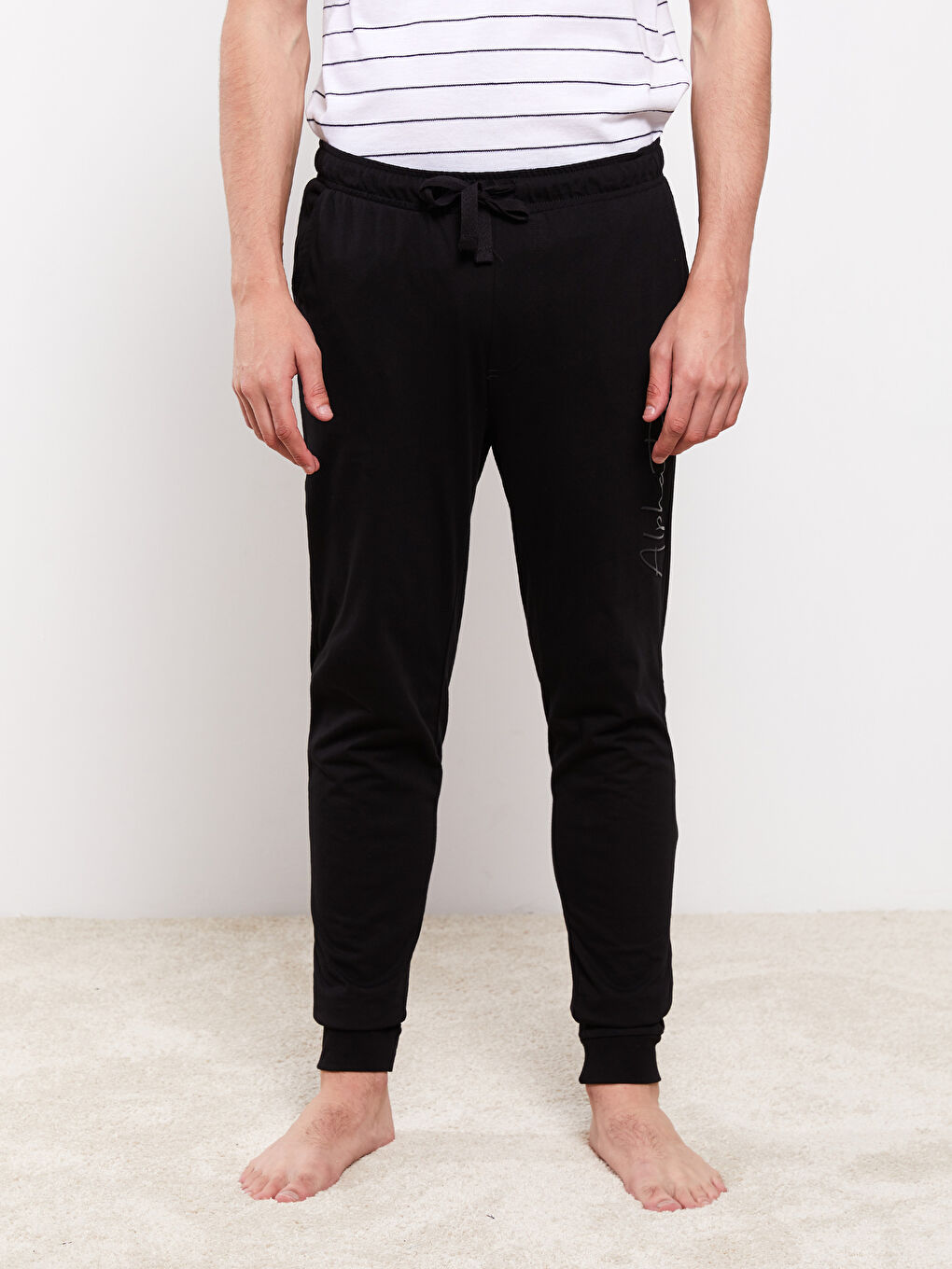 Standard Fit Men's Jogger Pajamas Bottom-2