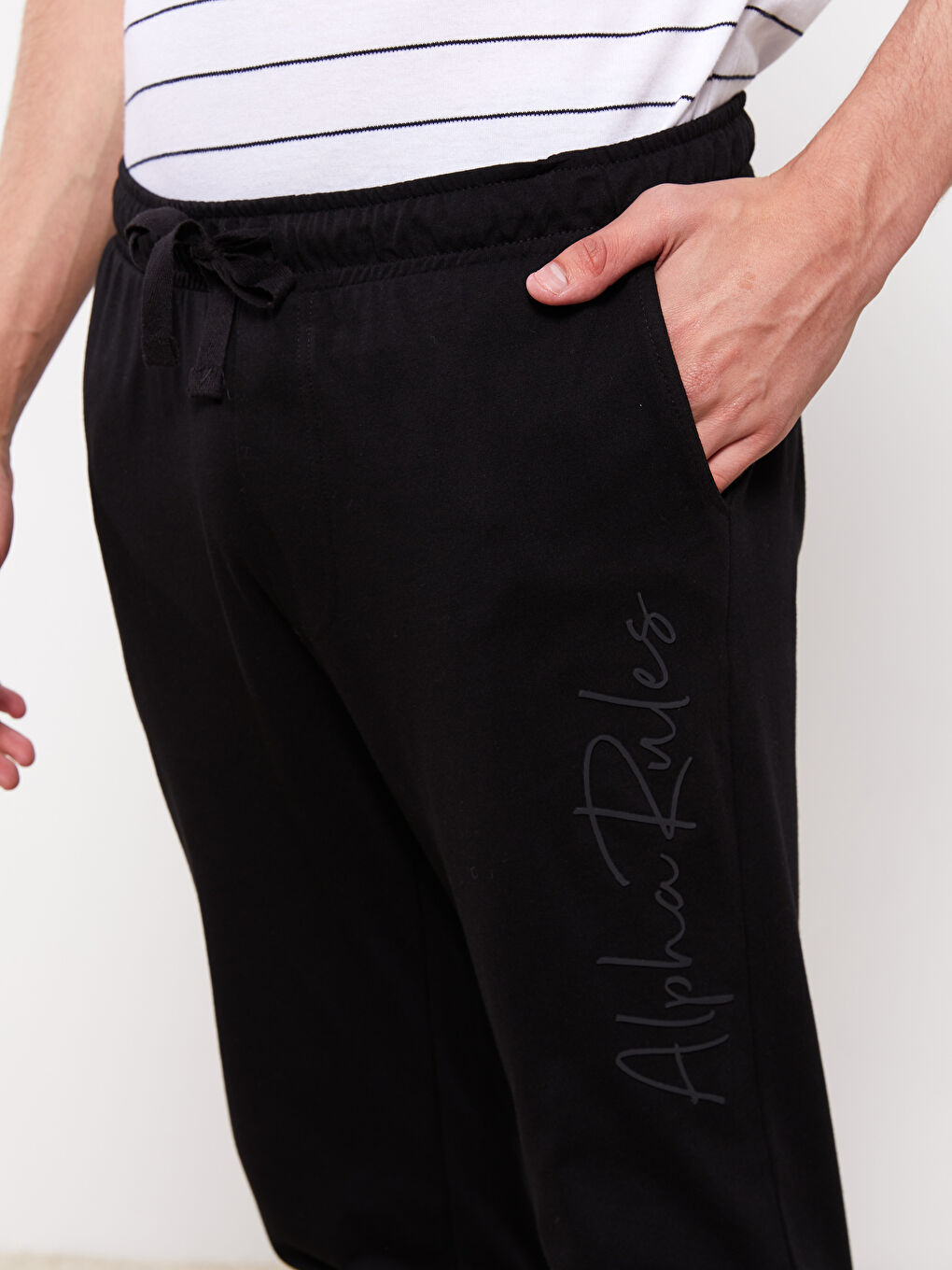 Standard Fit Men's Jogger Pajamas Bottom-4
