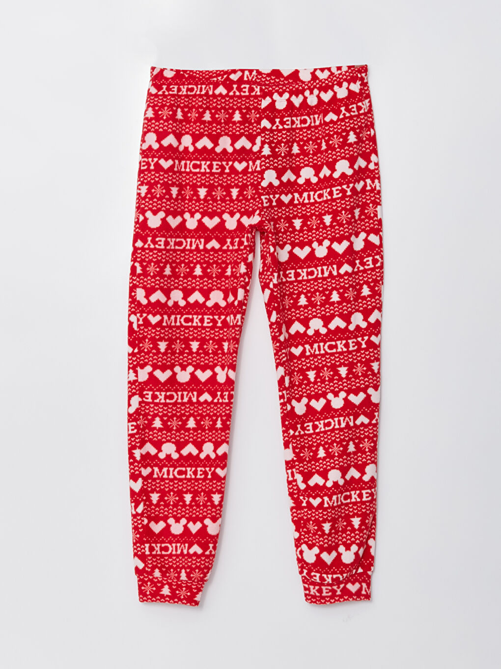 LCW Young Mickey-Mouse-Gemusterte Pyjama-Hosen für Damen -W25168Z8-LTP