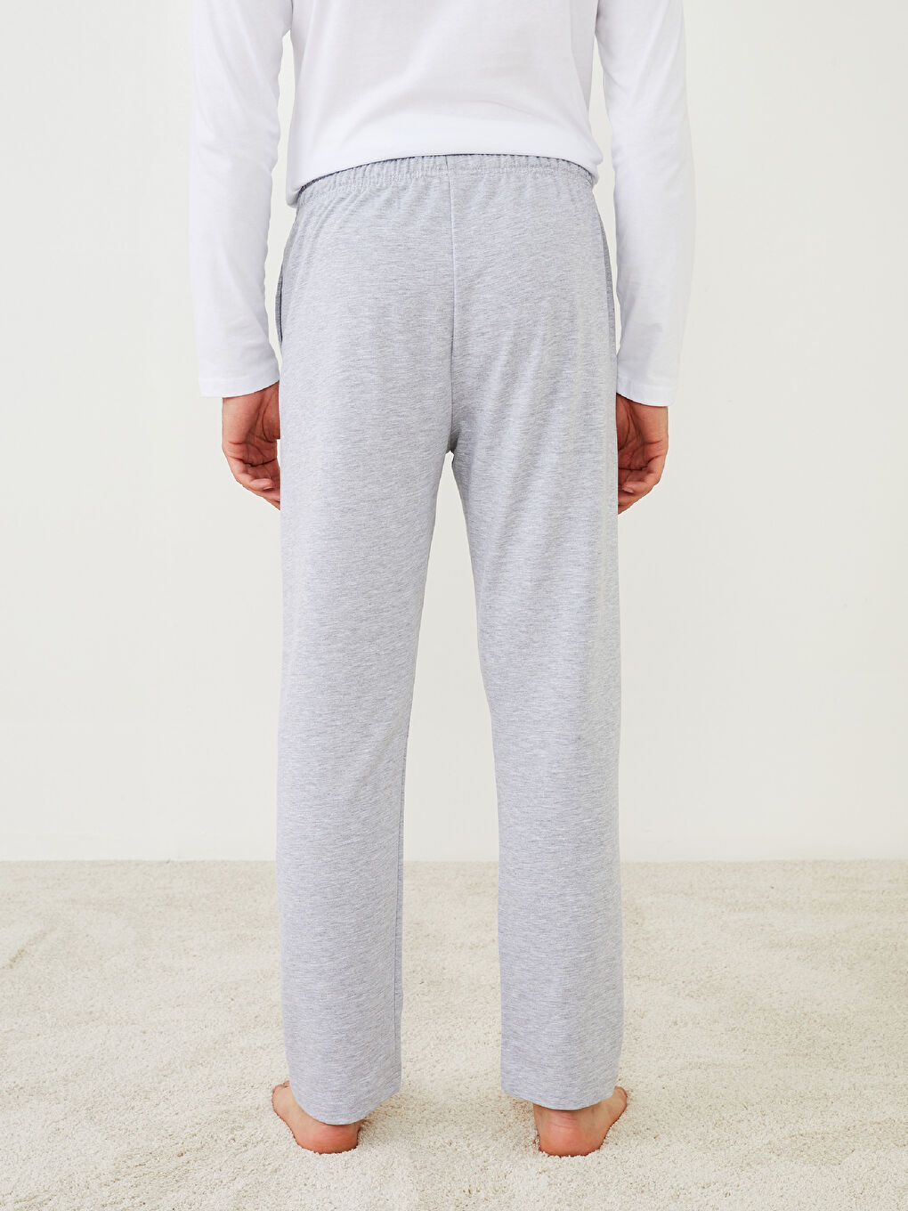 قيعان بيجامات رجالي بقصة عادية-4