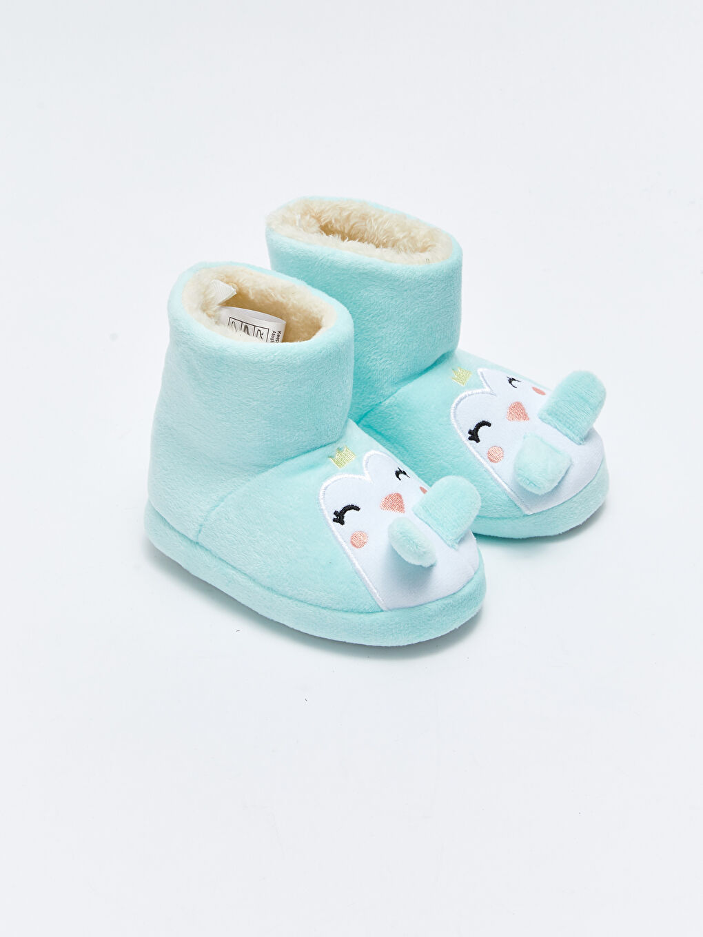 3D Applikation Detaillierte Hausschuhe-Stiefel für Baby Mädchen