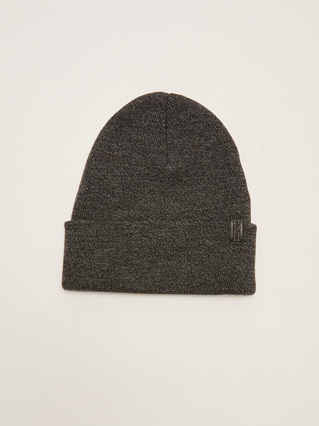 Label Detailed Men's Beanie-2