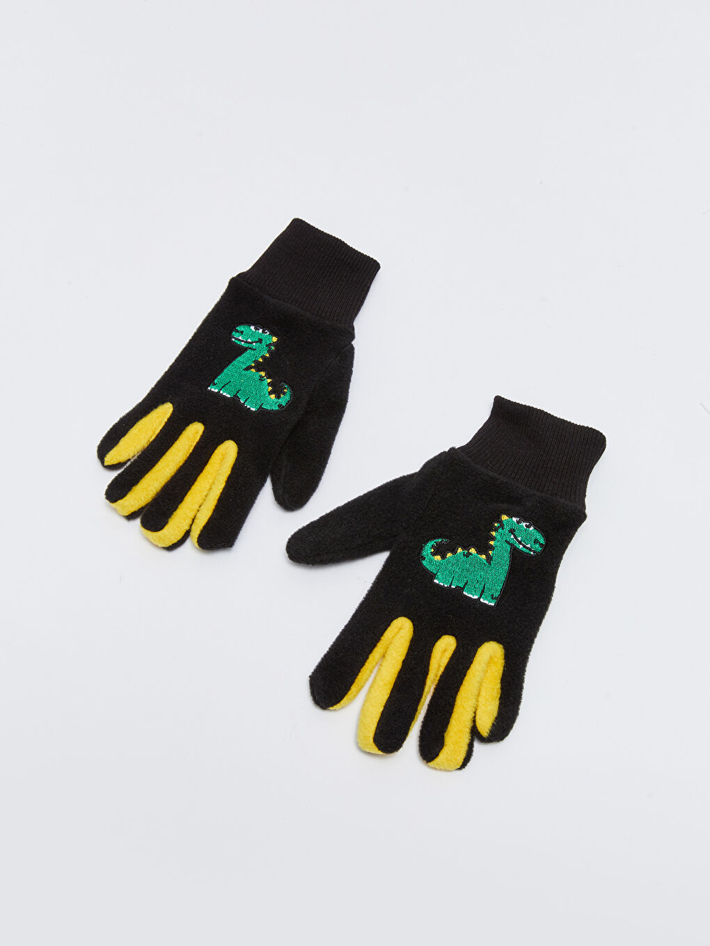 LCW ACCESSORIES Dečije rukavice od flisa sa izvezenim dinosaurusom -W25199Z4-E0N