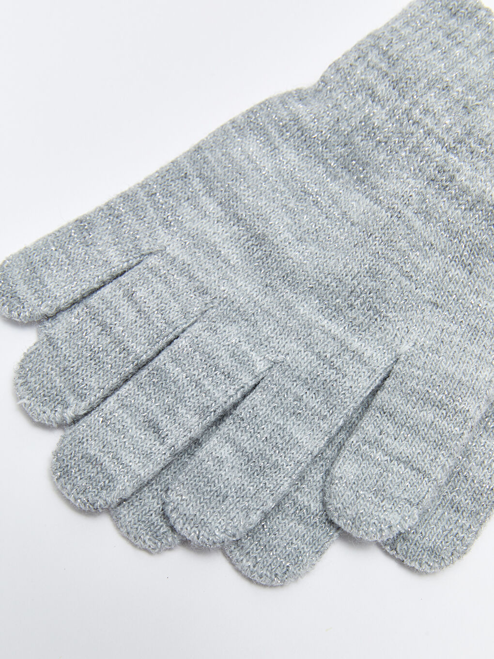 Plain Girls' Knitwear Gloves 3 Pcs-1