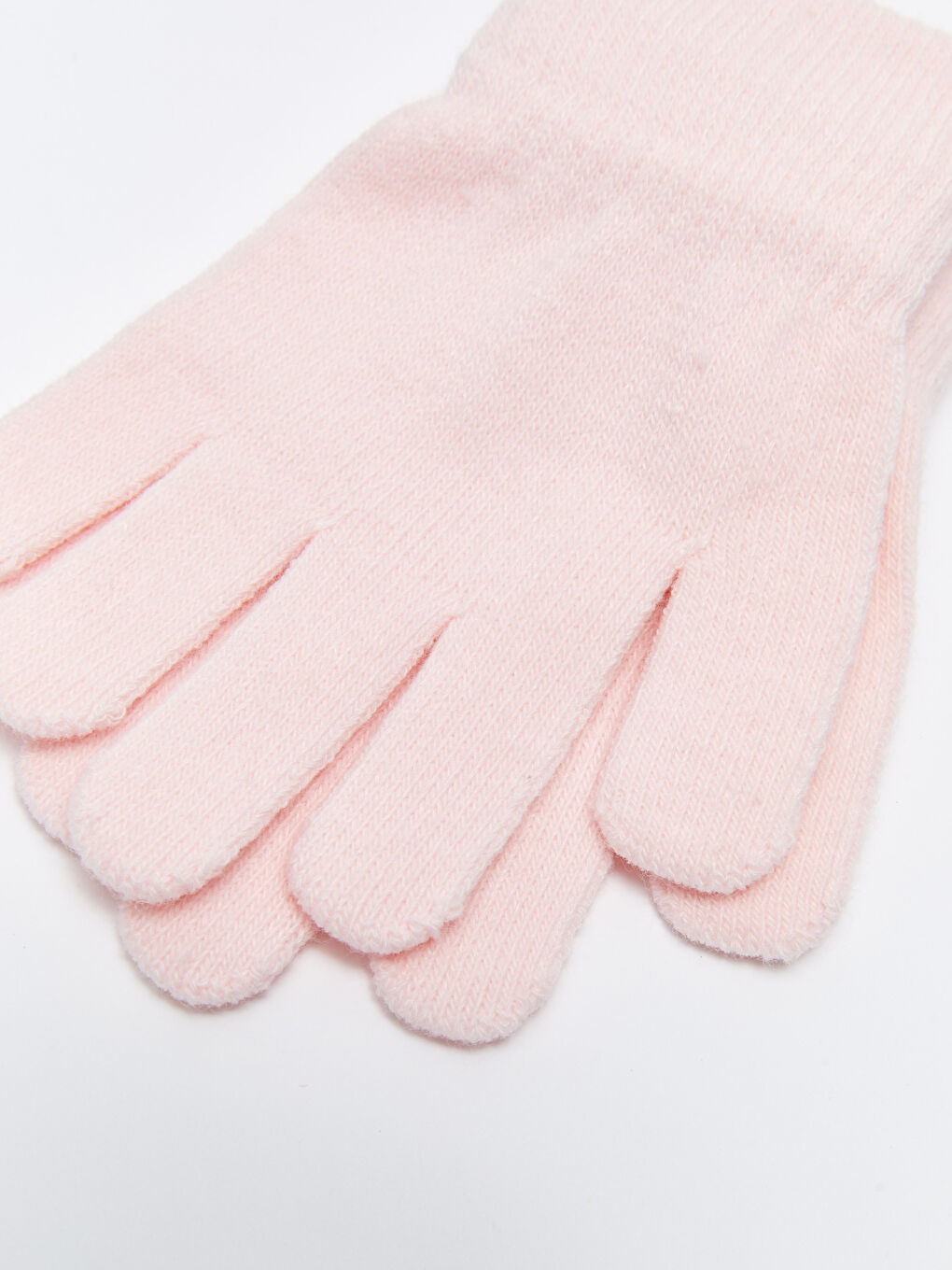 Plain Girls' Knitwear Gloves 3 Pcs-2