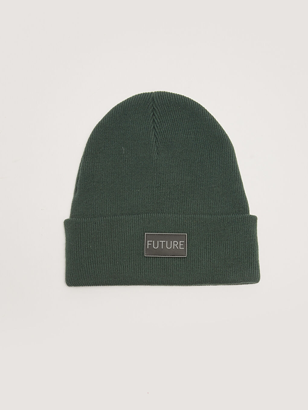 Label Detailed Men's Beanie-1