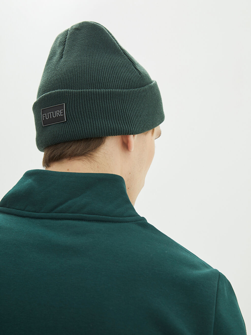 Label Detailed Men's Beanie