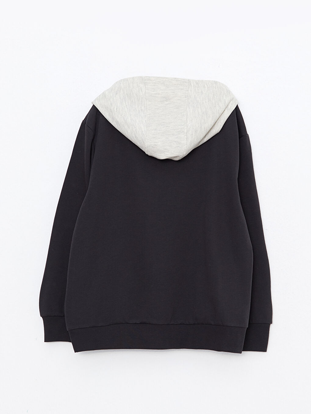 Hooded Printed Long Sleeve Boys' Sweatshirt-1
