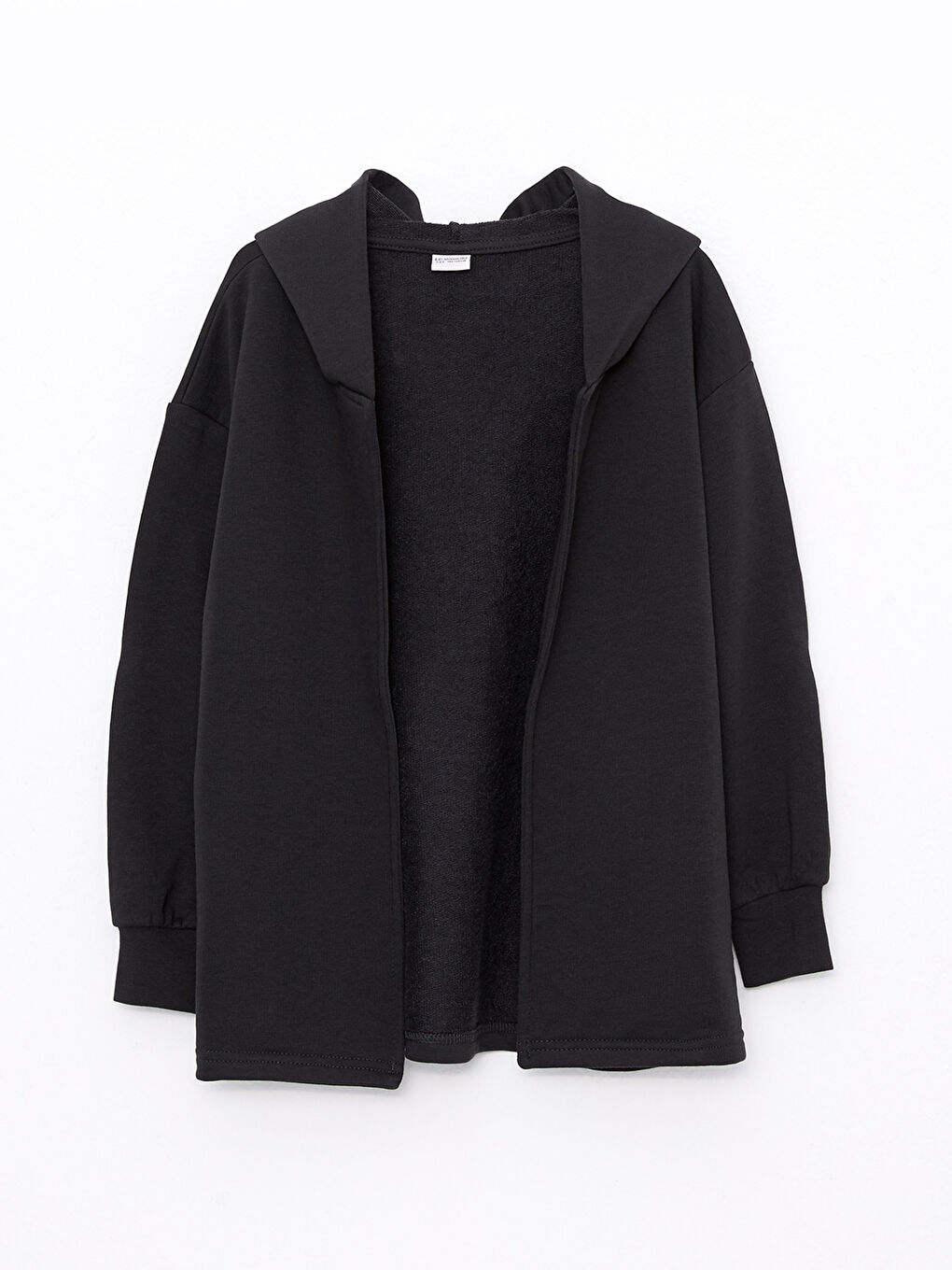 Hooded Printed Long Sleeve Boy Cardigan