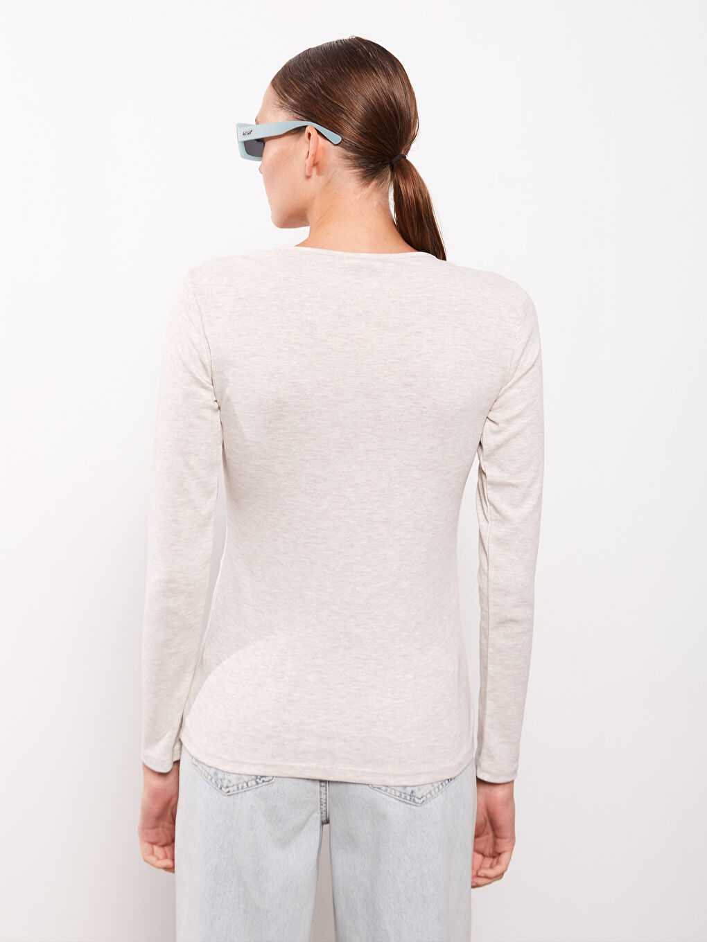 Crew Neck Women's Bodysuit-4