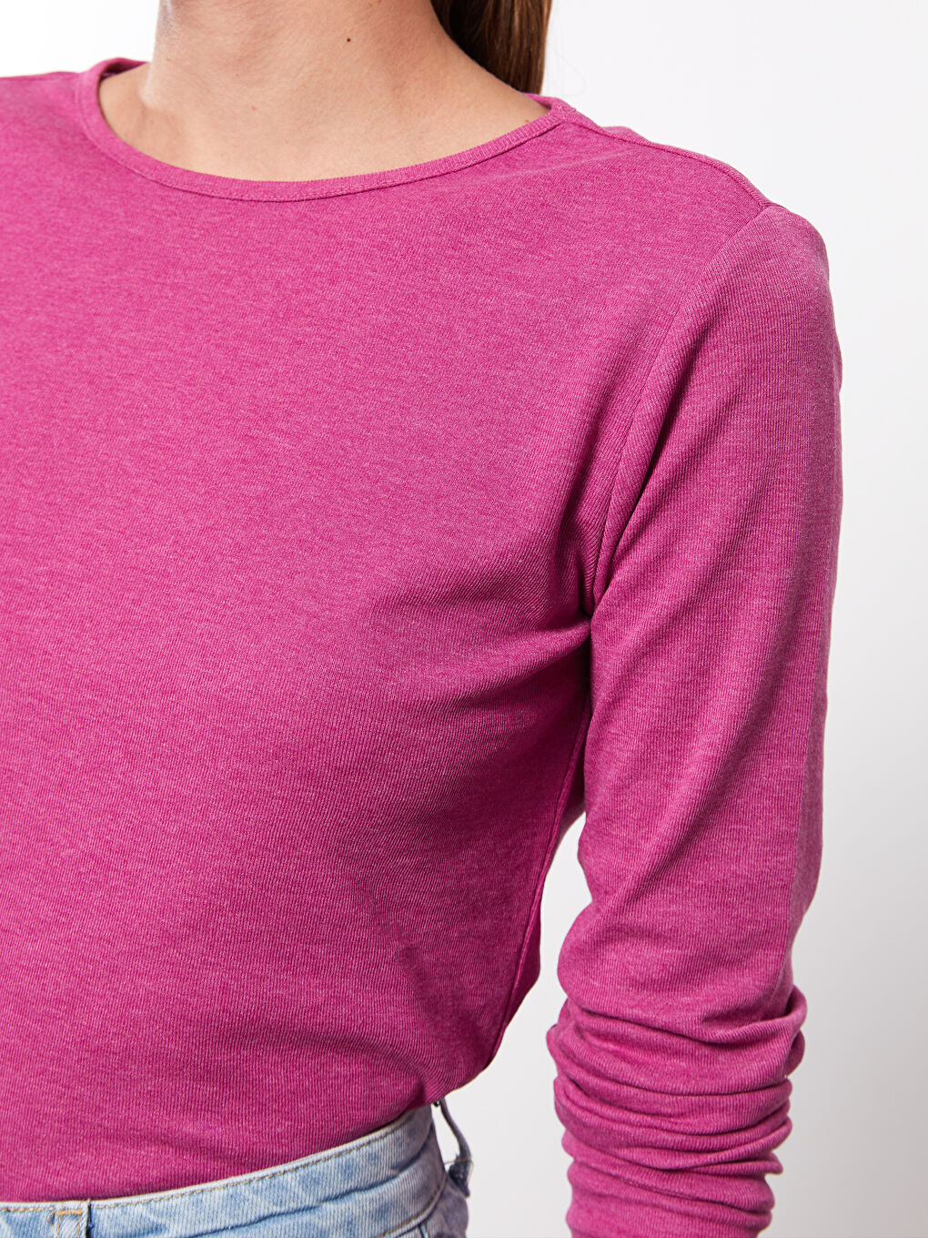 Crew Neck Women's Bodysuit-3