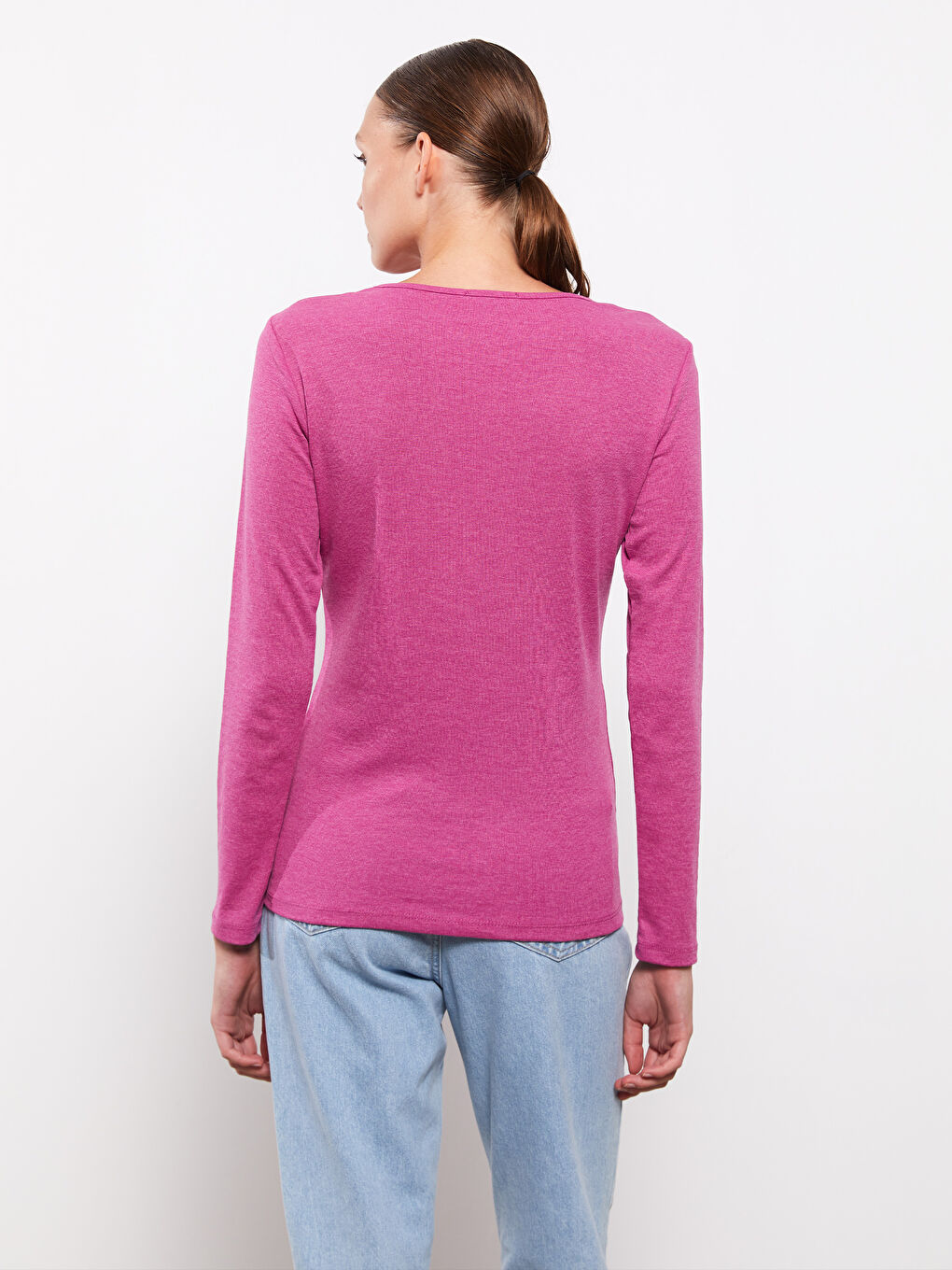 Crew Neck Women's Bodysuit-4