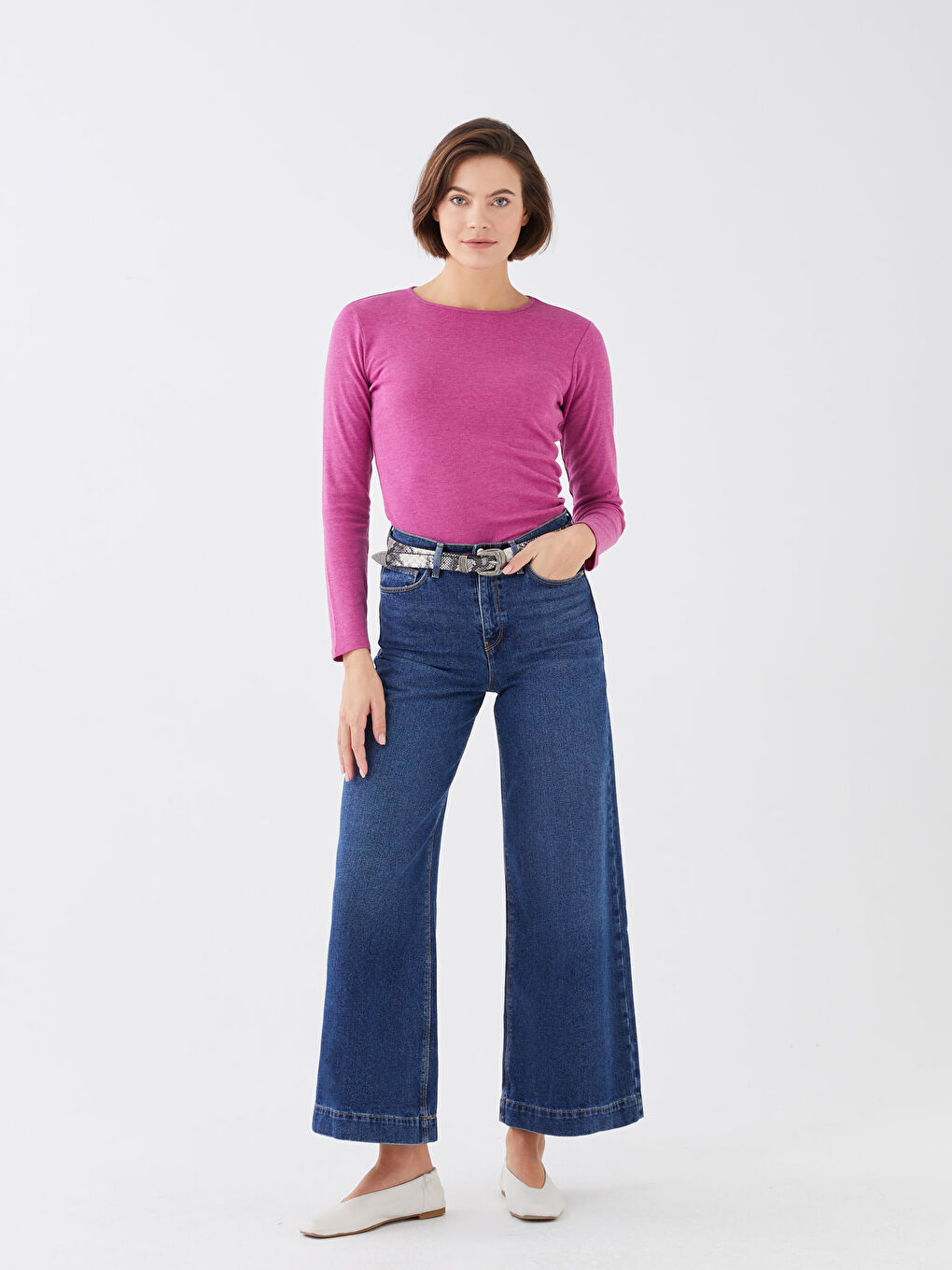 Crew Neck Women's Bodysuit-1