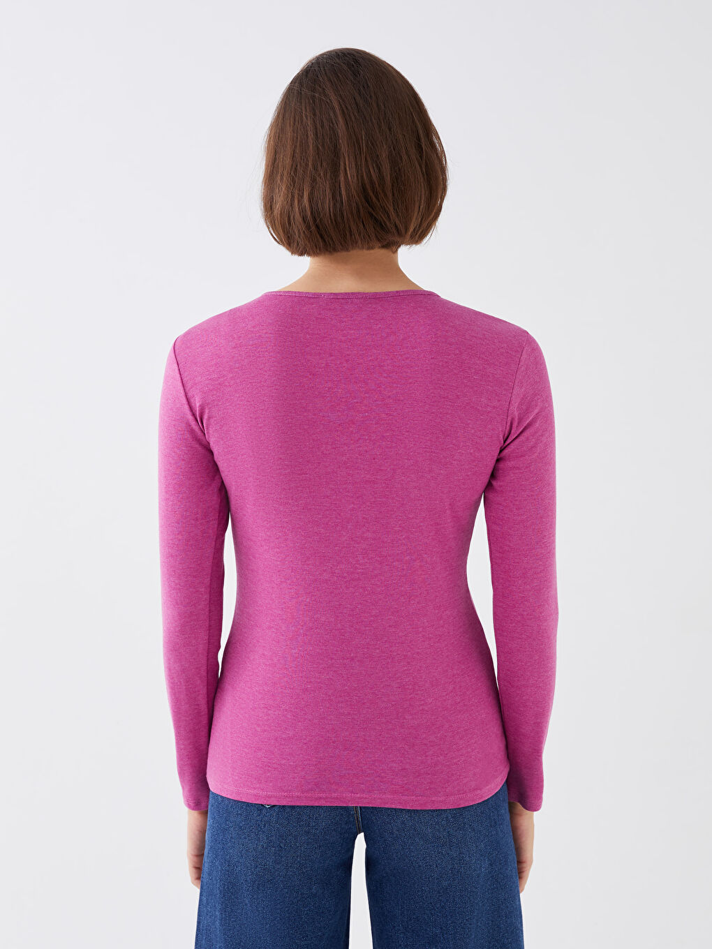 Crew Neck Women's Bodysuit-4